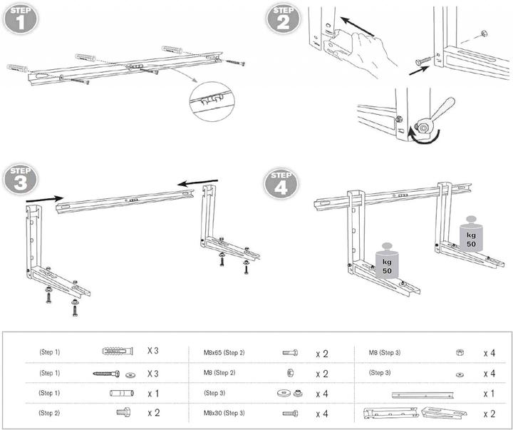 Actual product image Fischer Air conditioning unit fastener Klima Klik