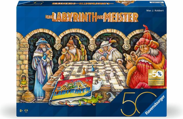 Immagine prodotto Ravensburger 22474 Labirinto dei maestri - La versione master del labirinto pazzo per 2 - 4 persone (Tedesco, 2 - 4 Giocatori)