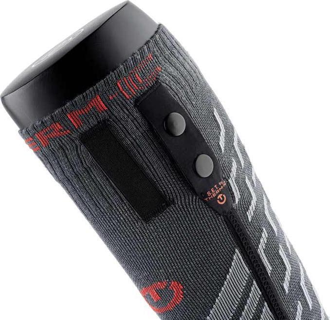 Actual product image Therm-ic Ultra Warm Performance Socks S.E.T. SPack 1400 BT (size: 35.0 - 36.0, grey/or (35 - 36)