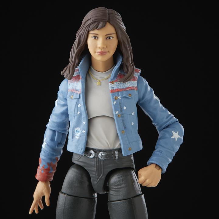 Produktbild Hasbro Legends Series America Chavez Action Sammelfigur (15 cm), 2 Accessoires und 1 Build-A-Figure
