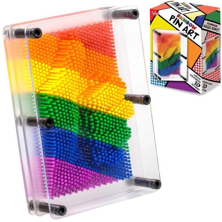 Produktbild One for Fun Kunststoff Pin Art Regenbogen