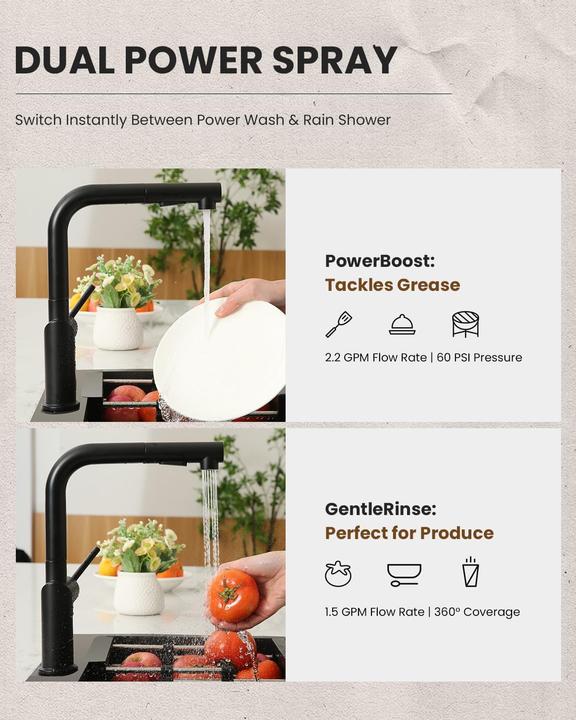 Image du produit Appaso Küchenarmatur mit ausziehbarer Brause