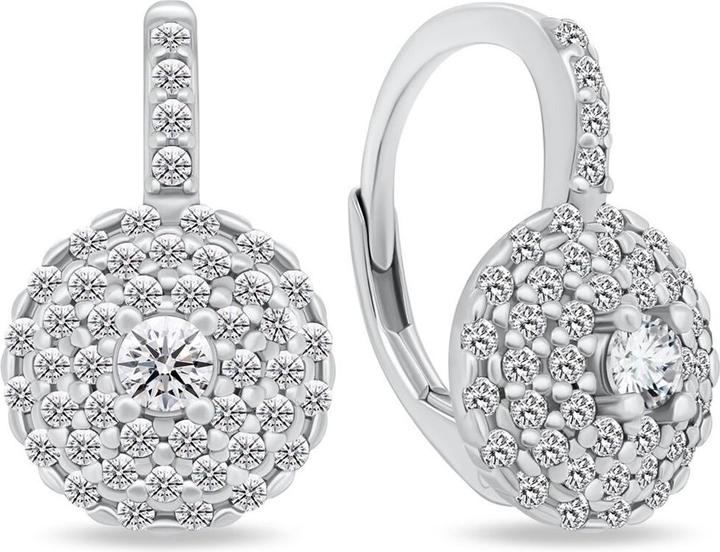 Produktbild Brilio Silver - Stunning silver earrings with zircons EA12