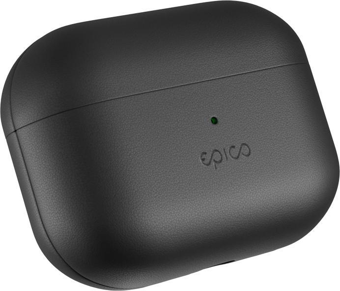 Produktbild Epico Lederetui Case für Apple AirPods Pro 3 schwarz (Kopfhörer Hülle)