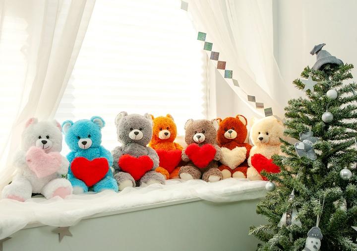 Produktbild Go Gift FRANK teddybär 50 cm weiss (50 cm)