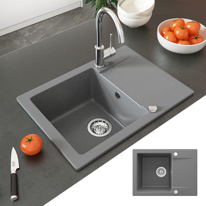 Produktbild Bergström Spülbecken (Einbauspüle mit Abtropffläche, 50 cm, 59 cm)