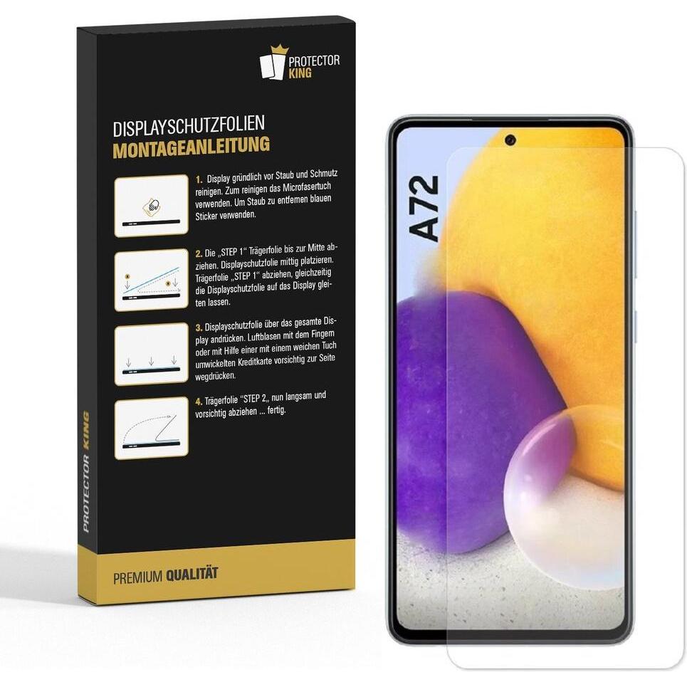 Thumbnail - Protectorking 4x Premium Displayschutzfolie Matt Entspiegelt (1 Stück, Samsung Galaxy A72), Smartphone Schutzfolie, Tran...