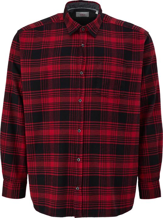 Produktbild s.Oliver Hemd Karohemd aus Baumwollstretch (5XL)