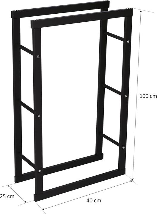 Actual product image Zelsius Firewood rack