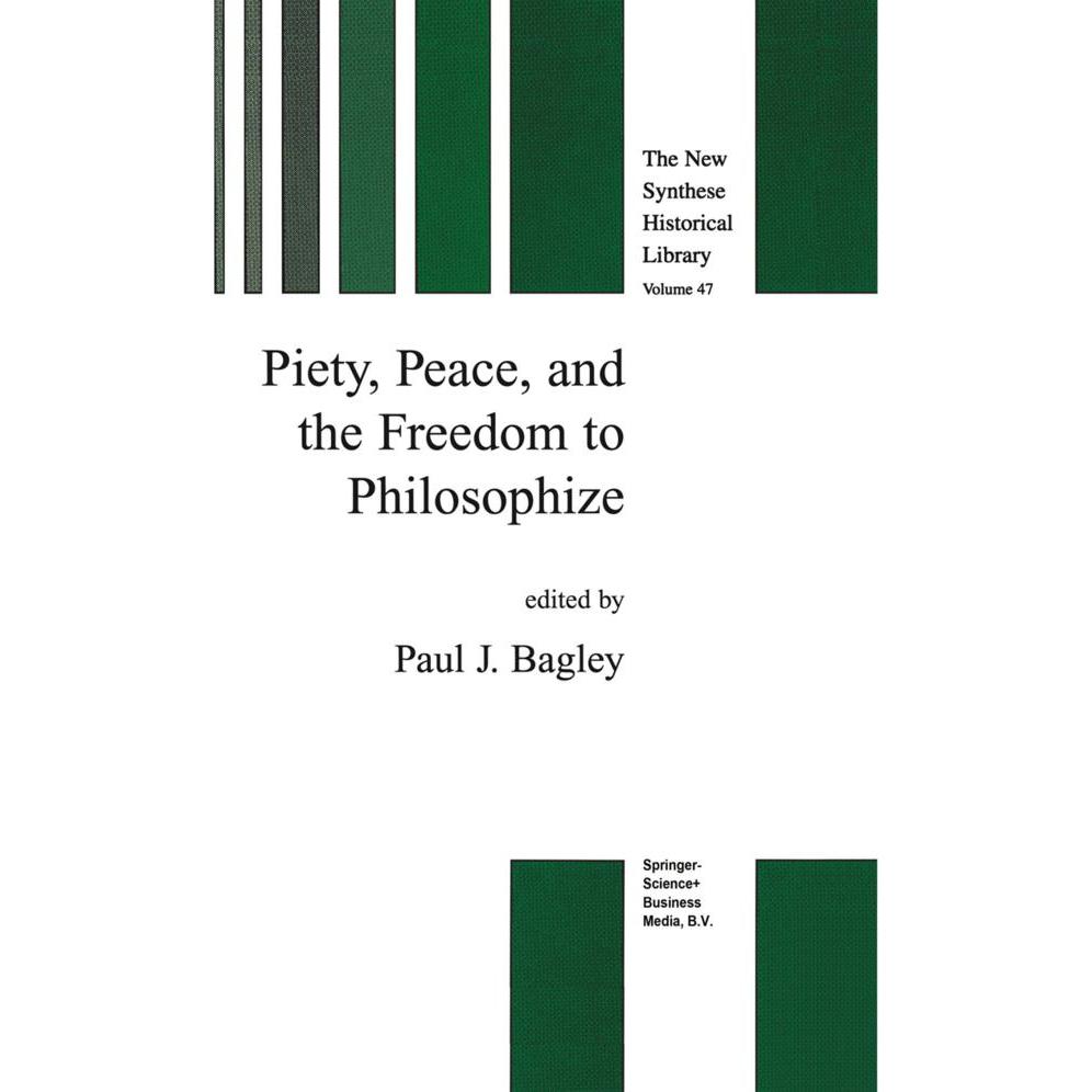 Piety, Peace, and the Freedom to Philosophize, Fachbücher