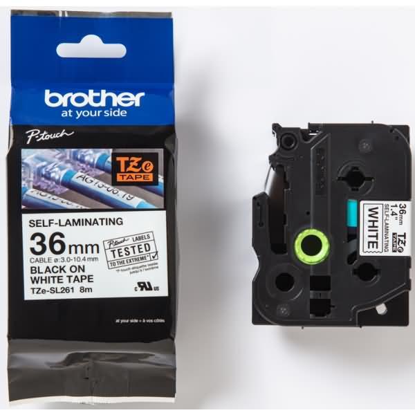 Brother TZE-SL261 (3.60 cm, Black)