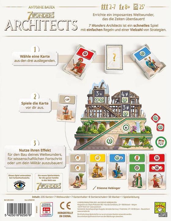 Produktbild Repos Production Wonders Architects (Deutsch)