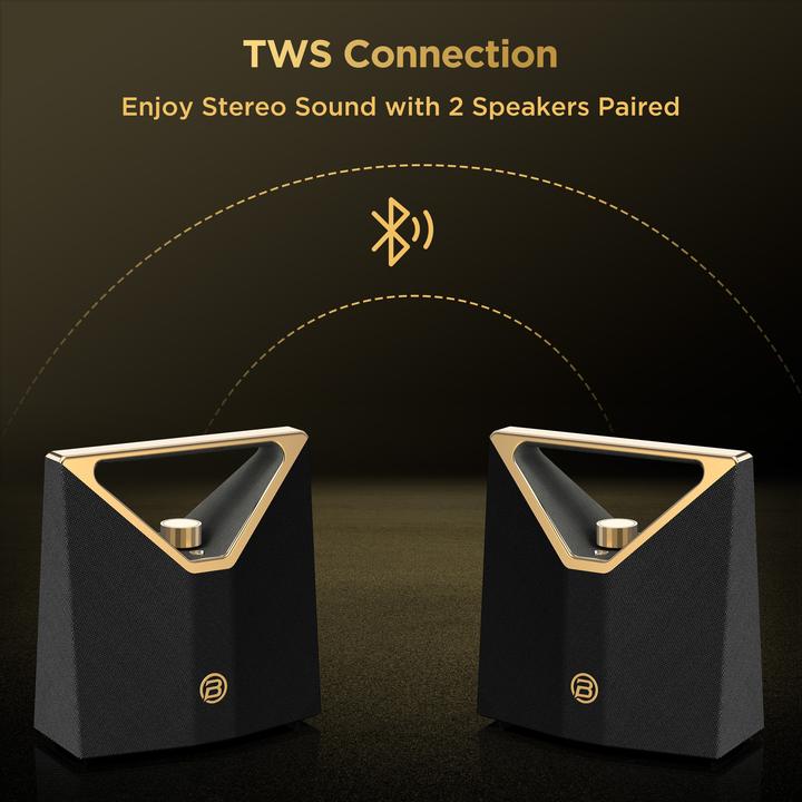 Image du produit Bugani Brief Plus Bluetooth-Lautsprecher black+gold (12 h)