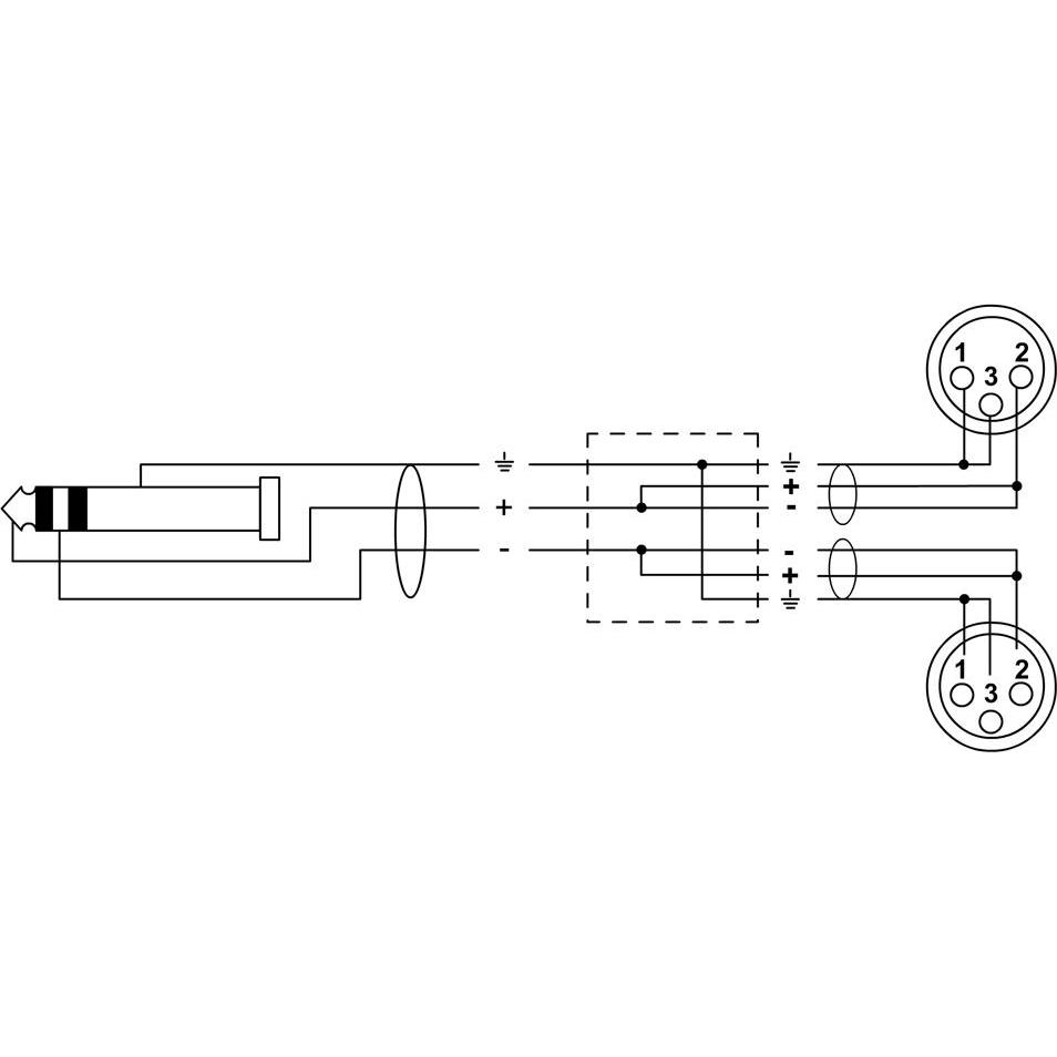 Thumbnail - Cordial Cfy 1.8 Wff (1.80 m, 3.5mm Klinke (AUX), XLR), Audio Kabel