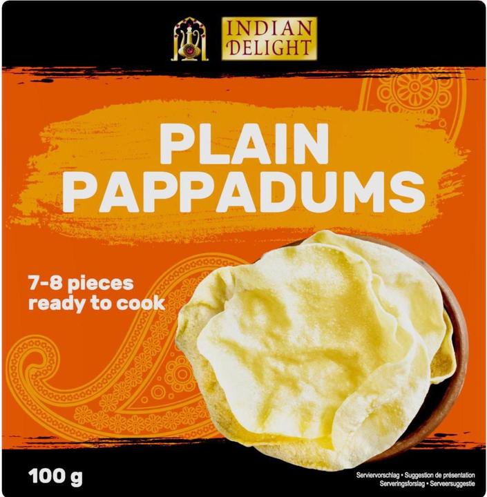 Immagine prodotto Indian Delight pappadum semplice (100 g)