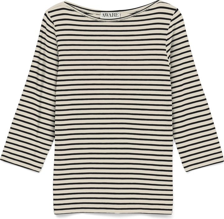 Aware Vmfiona 3/4 Boatneck Top Vma Noos
