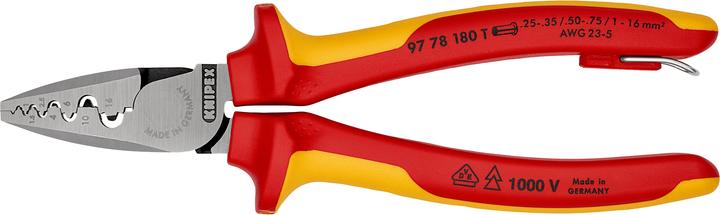 Produktbild Knipex Crimpzange für Aderendhülsen (180 mm)