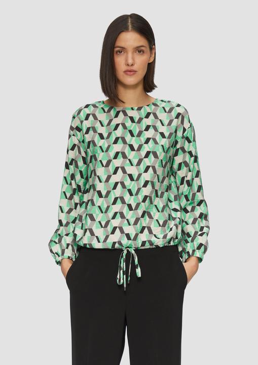 Image du produit s.Oliver Bluse Viskosemix-Bluse in O-Shape (36)