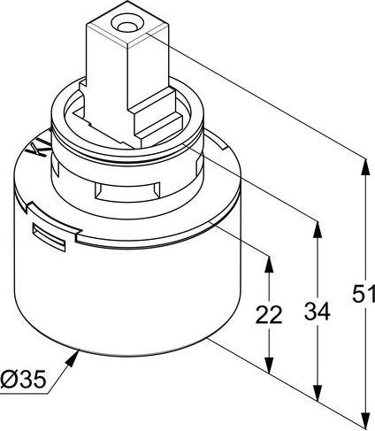 Image du produit Kludi Cartouche