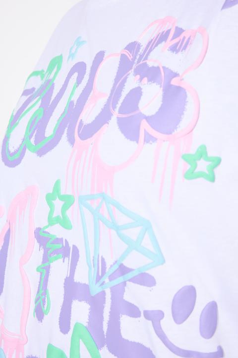 Actual product image Angel of Style T-Shirt, oversized, Graffitti-Schriftzug (54)