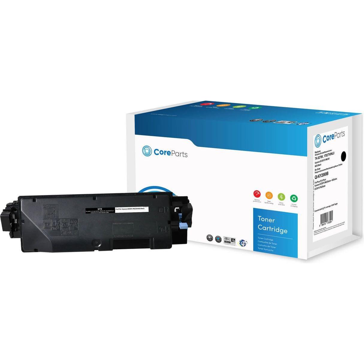 CoreParts, Toner, QI-KY2069B Tonerkartusche (e) Kompatibel (BK)
