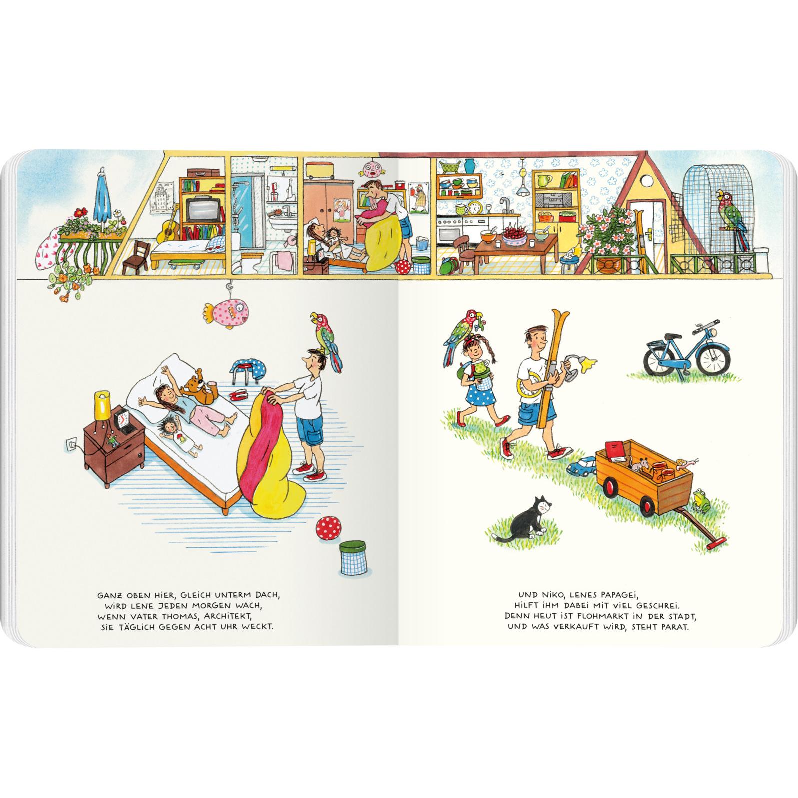 Thumbnail - Zu Hause in Wimmlingen, Kinderbücher von Rotraut Susanne Berner