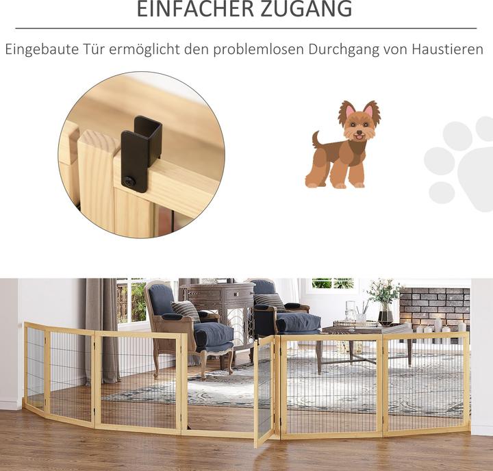 Produktbild PawHut Türschutzgitter