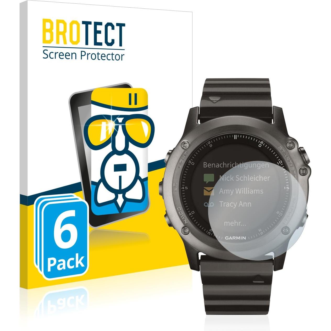 Thumbnail - BROTECT AirGlass Panzerglasfolie, Smartwatch Schutzfolie, Transparent