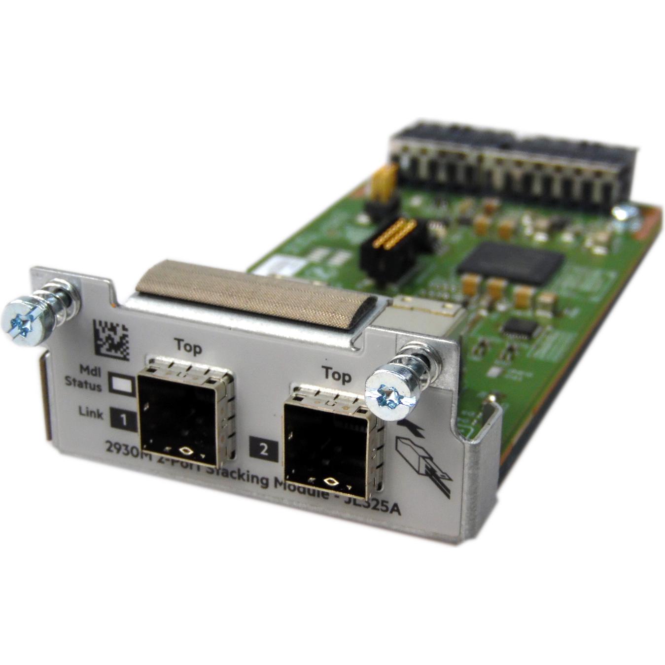 Thumbnail - HPE HP Modul JL325A: für HP 2930M Serie (2 Ports), Netzwerk Switch, Mehrfarbig
