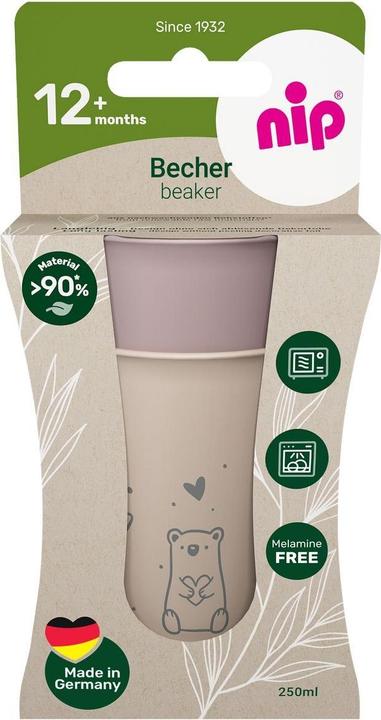 Produktbild NIP Kindertassen & Kinderbecher Trinkbecher 2er Pack eat green - Blau