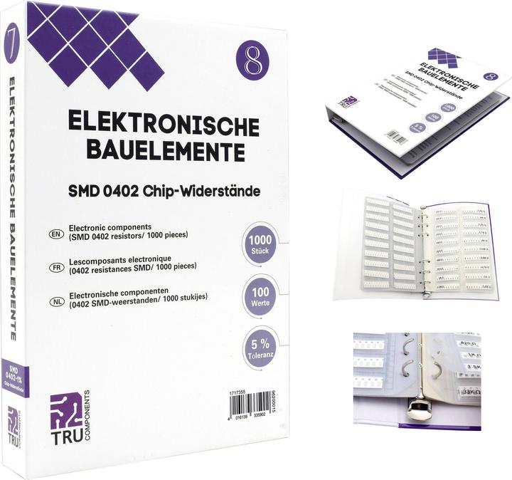 Image du produit Tru Components Album d'assortiment de composants, Livre 8