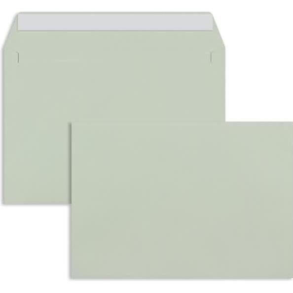 Blanke, Briefumschlag, Briefumschläge C5 120g/qm haftklebend VE=100 Stück grau (C5, 100 x)