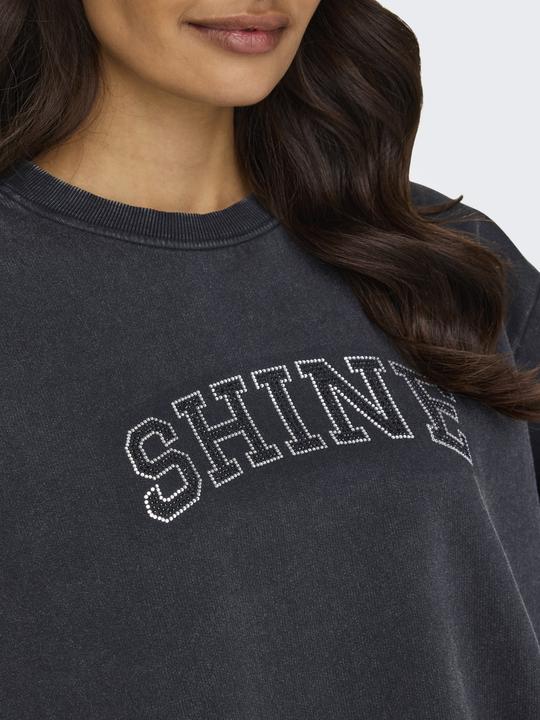 Actual product image Only Regular fit round neck sweatshirt Sweatshirt (L)