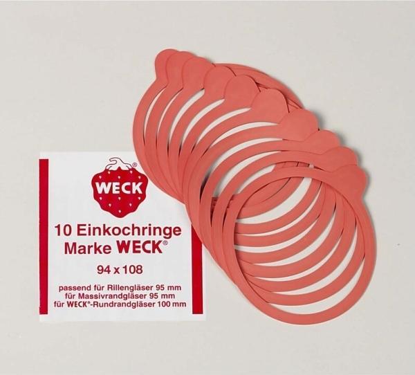Image du produit Weck Anneaux en caoutchouc (10 pcs, 2 l)