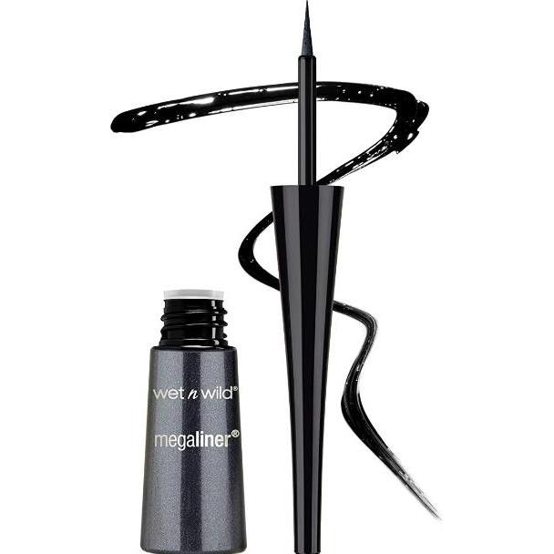 Wet n Wild, Eyeliner + Kajal, Mega Liner Liquid Eyeliner E8711 (871A)