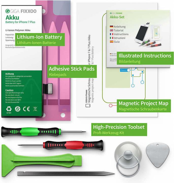 Produktbild Giga Fixxoo Akku Reparatur Set