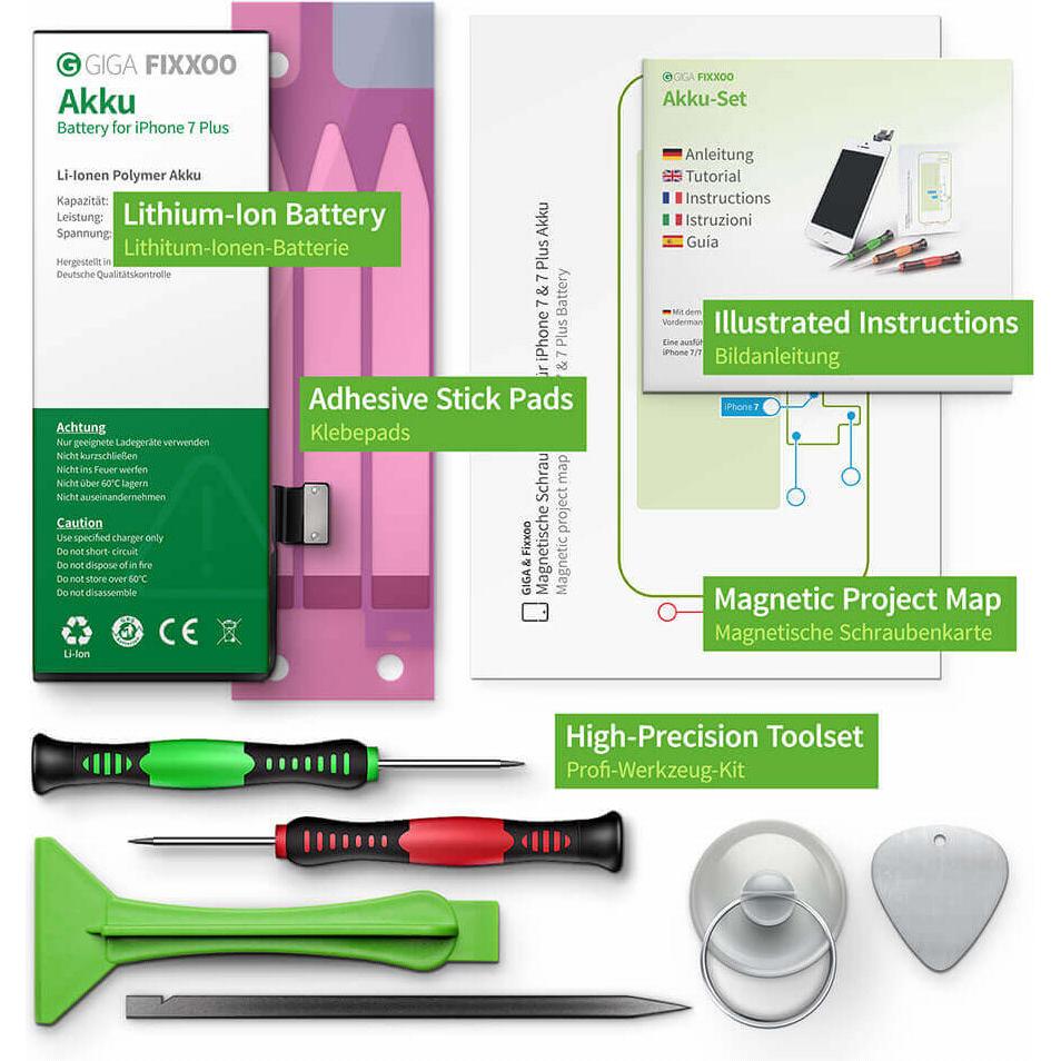 Thumbnail - Giga Fixxoo Akku Reparatur Set, Smartphone Akku