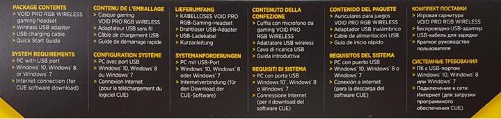 Immagine prodotto Corsair Void Pro RGB senza fili (Senza fili)
