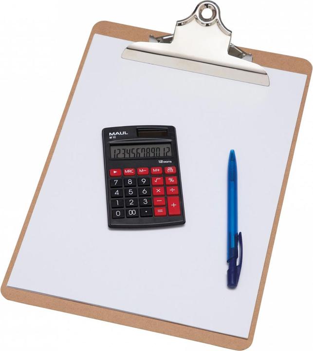 Immagine prodotto Maul Calcolatrice M12 Nero (Batterie, Celle solari)