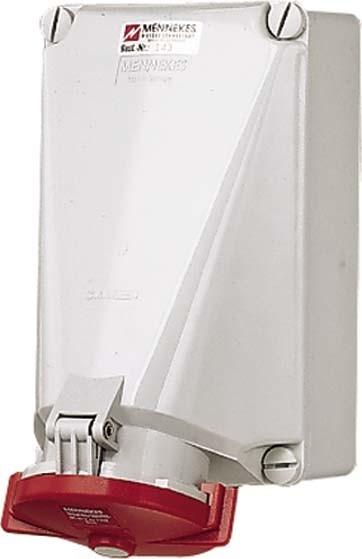 Actual product image Mennekes MEN 139 Socket 125A 4p 400V 6h IP67