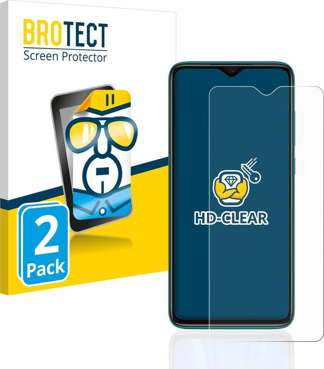 Actual product image BROTECT Screen Protector Clear (2 Piece, Xiaomi Redmi Note 8 Pro)