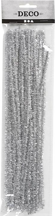 Image du produit Creativ Company Chenille Argent 30cm, 50pcs (0.30 m)