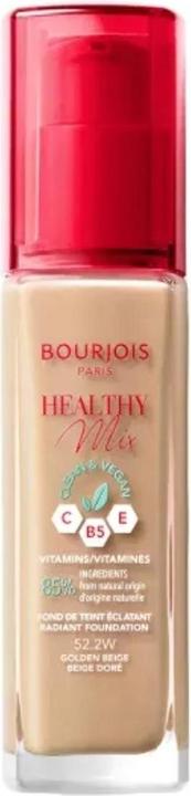 Actual product image Bourjois HEALTHY MIX radiant foundation #523-golden beige 30 ml (52.2W)