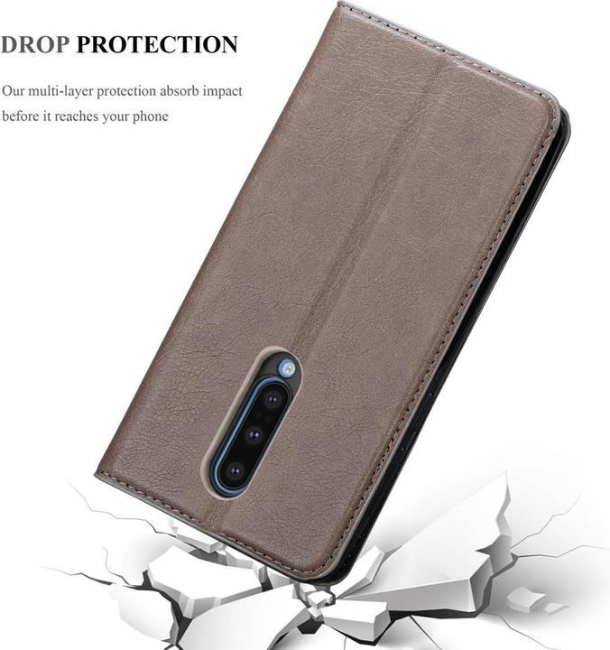 Actual product image Cadorabo Book Invisible Magnet Cover (Oneplus 8)