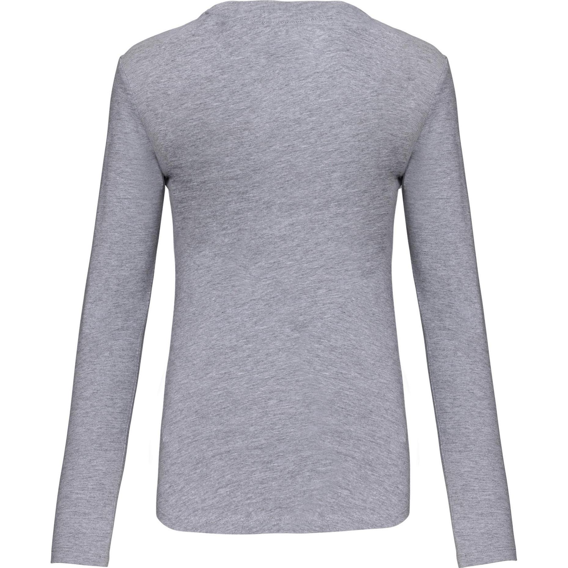Thumbnail - Kariban, Damen, Shirt, Col V, Grau, (XL)