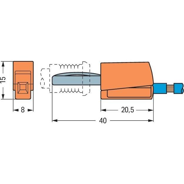 Thumbnail - Wago Bananenstecker 215-511, Elektronikkabel + Stecker, Gelb