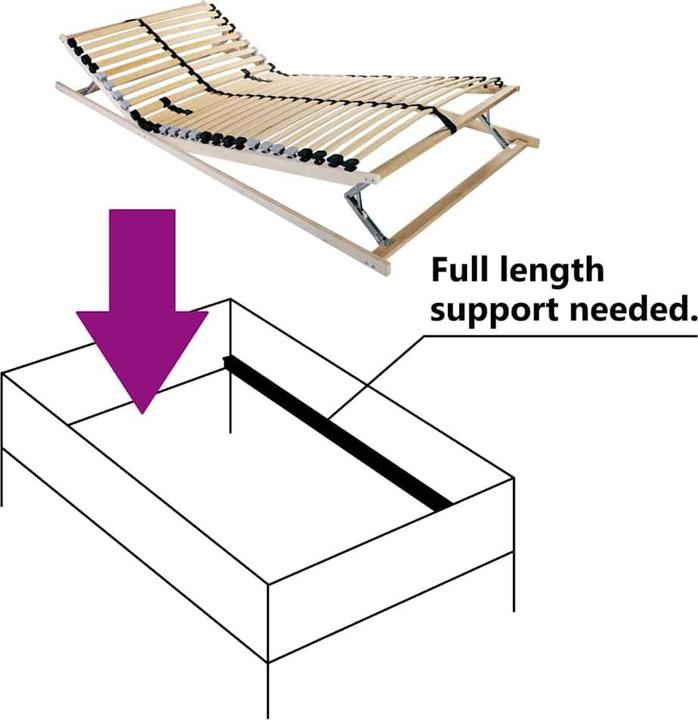 Produktbild vidaXL Lattenbett