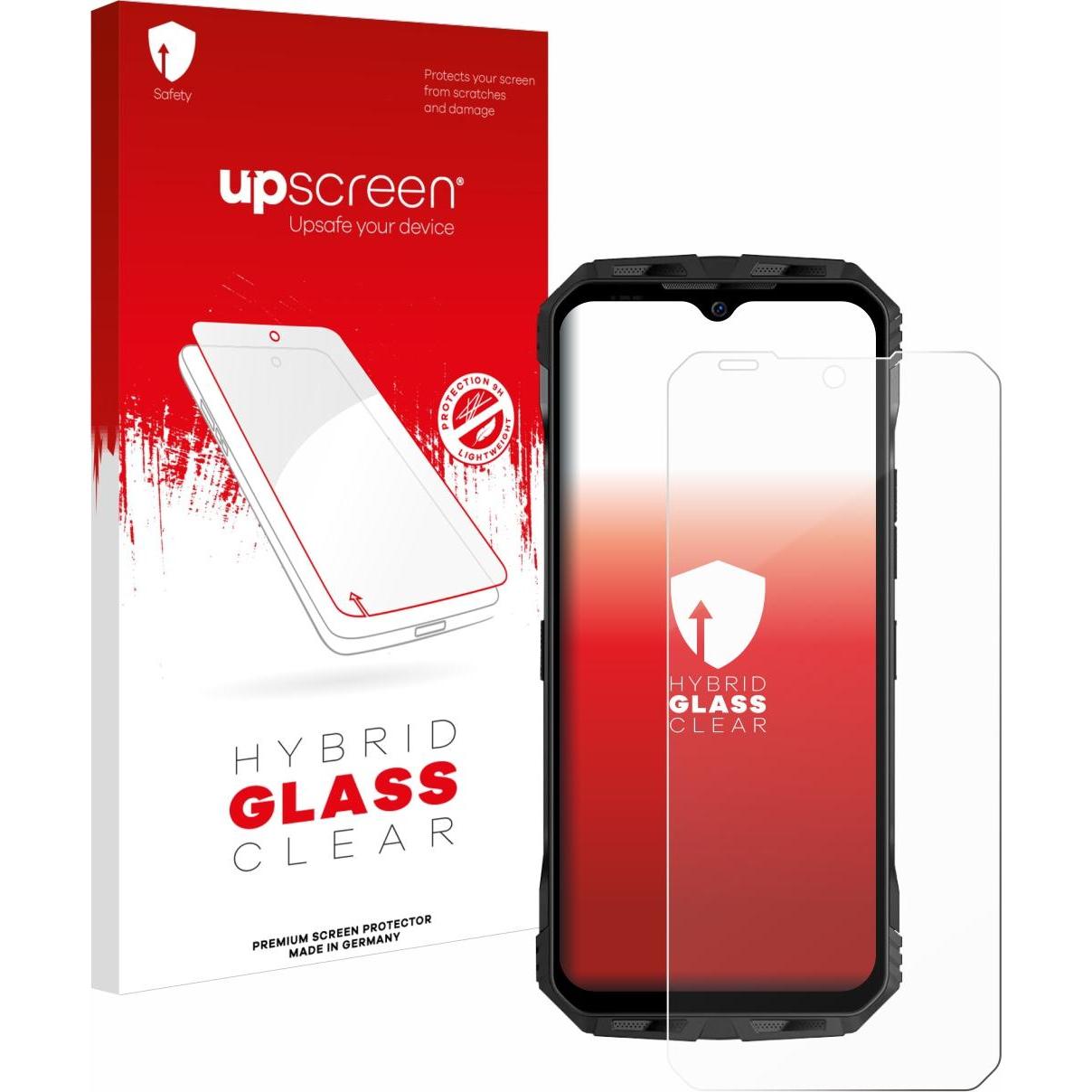 upscreen Schutzglas Schutzfolie Glas Folie Displayschutz klar (1 Stück, Doogee V), Smartphone Schutzfolie, Transparent