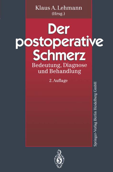 Produktbild Der postoperative Schmerz (Deutsch, 2013)
