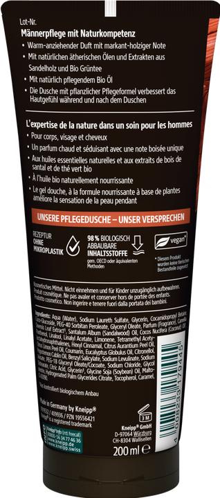 Nährwerte und Zutaten Kneipp 3 in 1 Wild (200 ml)